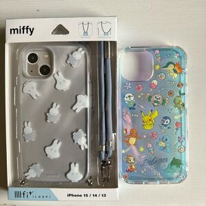 Miffy and Pokémon iPhone 15 cases